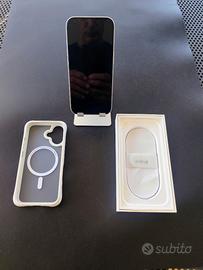 iPhone 16 128GB Bianco - Nov 25 - Garanzia Residua