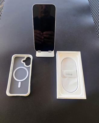 iPhone 16 128GB Bianco - Nov 25 - Garanzia Residua