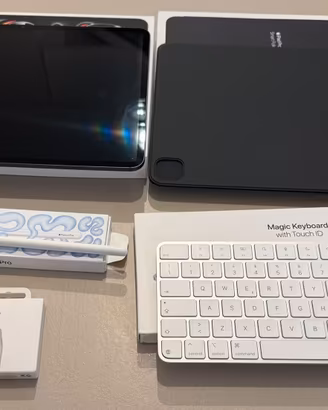 iPad Pro 13 M4 512GB Cellular+Pencil Pro+Tastiera