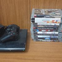 Ps3 con 2 joypad e 27 giochi