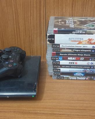 Ps3 con 2 joypad e 27 giochi