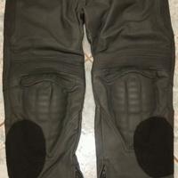 Pantalone moto in pelle 