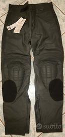 Pantalone moto in pelle 