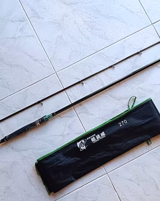 Canna 2 pezzi per la pesca a Spinning