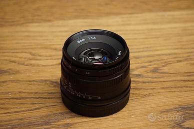 Obiettivo 7Artisans 35mm f/1.4 APS-C Sony E Mount