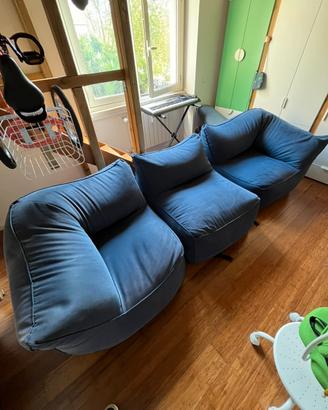 Divano pianca blu navy