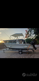 Barca motore e carrello omologato