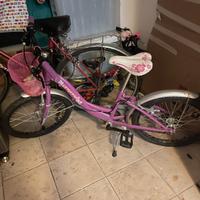 Bicicletta bimba 7a 9 anni. Silver Star