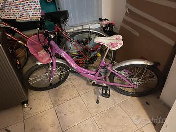 Bicicletta bimba 7a 9 anni. Silver Star