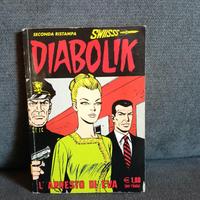 Libro fumetto Diabolik Swiss L'arresto di Eva 105