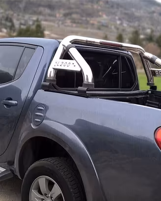 Mitsubishi L200 2005>2015 Roll Bar Inox con stop