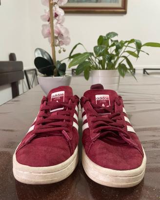 Adidas Campus Bordeaux / Burgundy - Taglia 38
