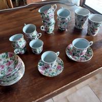 Servizio 12 tazzine porcellana Vintage Te’/Caffe