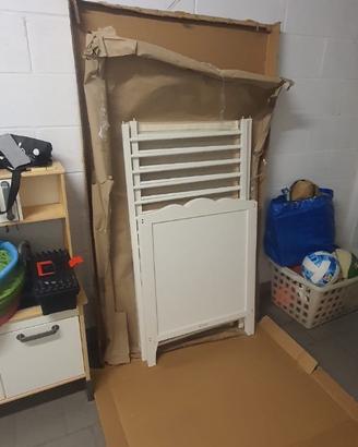 Lettino per bambini bianco 60x120