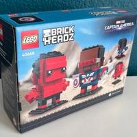 LEGO 40668 Captain America & Hulk Rosso