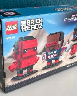 LEGO 40668 Captain America & Hulk Rosso