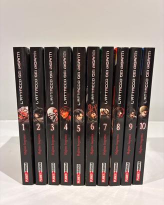 Manga - L’Attacco dei Giganti (1-10)