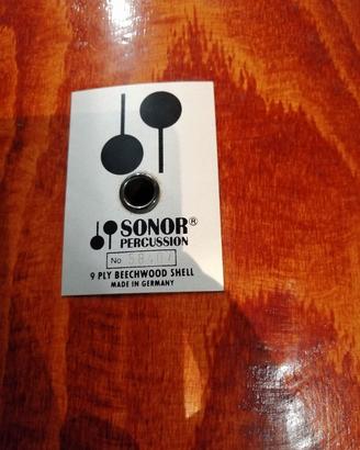 Sonor 9 ply beechwood shell 18"