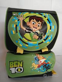 ZAINO SCUOLA BEN 10 ESTENSIBILE MULTIZA