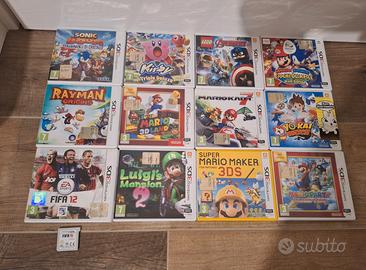 Lotto giochi Nintendo 3ds Mario/Lego/Sonic/Kirby 
