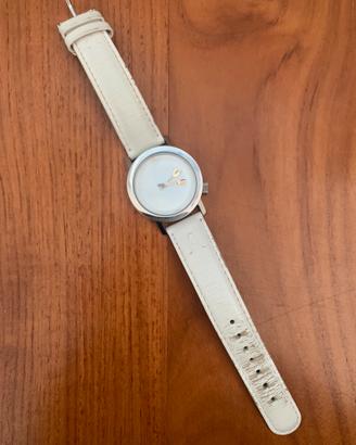 Akteo Horloge Gastronomie con cinturino bianco