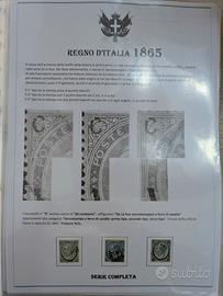 Francobolli Regno d'Italia 1865