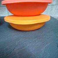 Tupperware 2 Ciotole da 400 ml. ciascuna con tappo