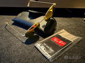 Ray-Ban RB3447 Round Metal Polarized originali oro