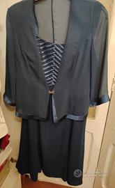 vestito blu elegante taglia 48  Luca Giordani