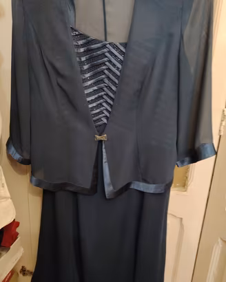 vestito blu elegante taglia 48  Luca Giordani