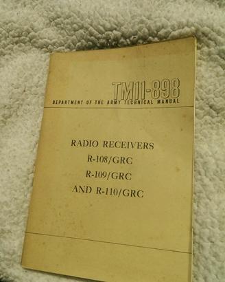 RADIO RICEVITORE MILITAR 110 GRC serie TM 11-898
