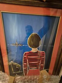 Eliano Fantuzzi, "Figura di fronte al mare"