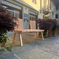 Panca pieghevole in legno di faggio