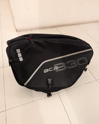 Borse laterali moto BCR30 con kit fissaggio