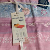 completo lenzuola flanella letto singolo 