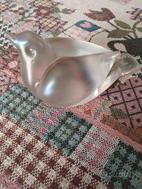 Colomba in vetro satinato