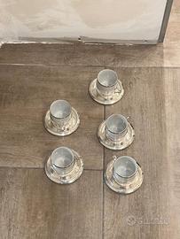 tazze da caffè d'antiquariato da collezione 