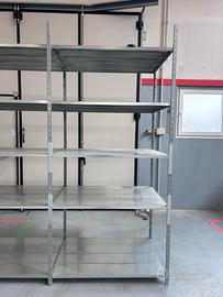 Scaffalatura industriale zincata