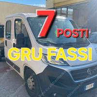 FIAT DUCATO MAXI 2.3 CASSONE 7 POSTI CON GRU