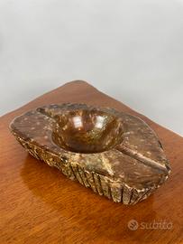 Posacenere vintage in onice naturale modernariato