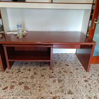 scrivania in mogano