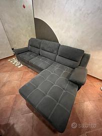Divano con penisola a letto