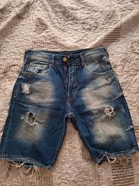 Shorts Uomo Denim Zara EUR 38 TG S
