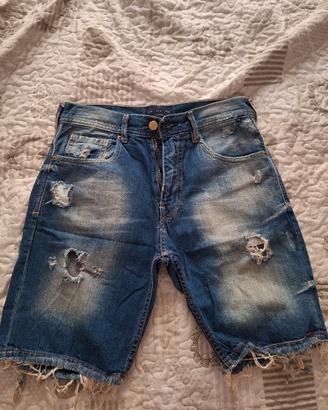 Shorts Uomo Denim Zara EUR 38 TG S