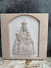 Quadro in marmo Madonna di Anzano di Puglia