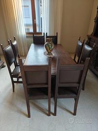 TAVOLO INIZI 900 IN STILE NEORINASCIMENTALE