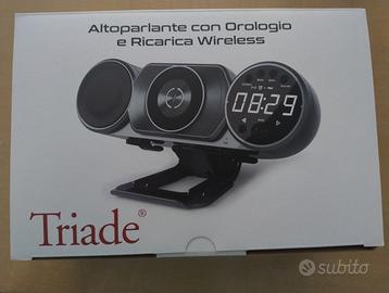 Altoparlante/radiosveglia con ricarica wireless
