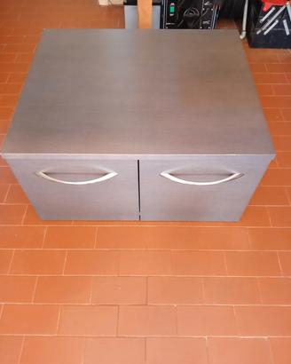 Mobiletto 2 ante e mensolone per lavabo