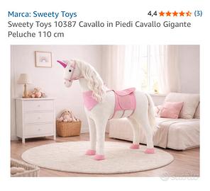 Cavallo peluche gigante