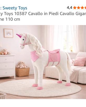 Cavallo peluche gigante